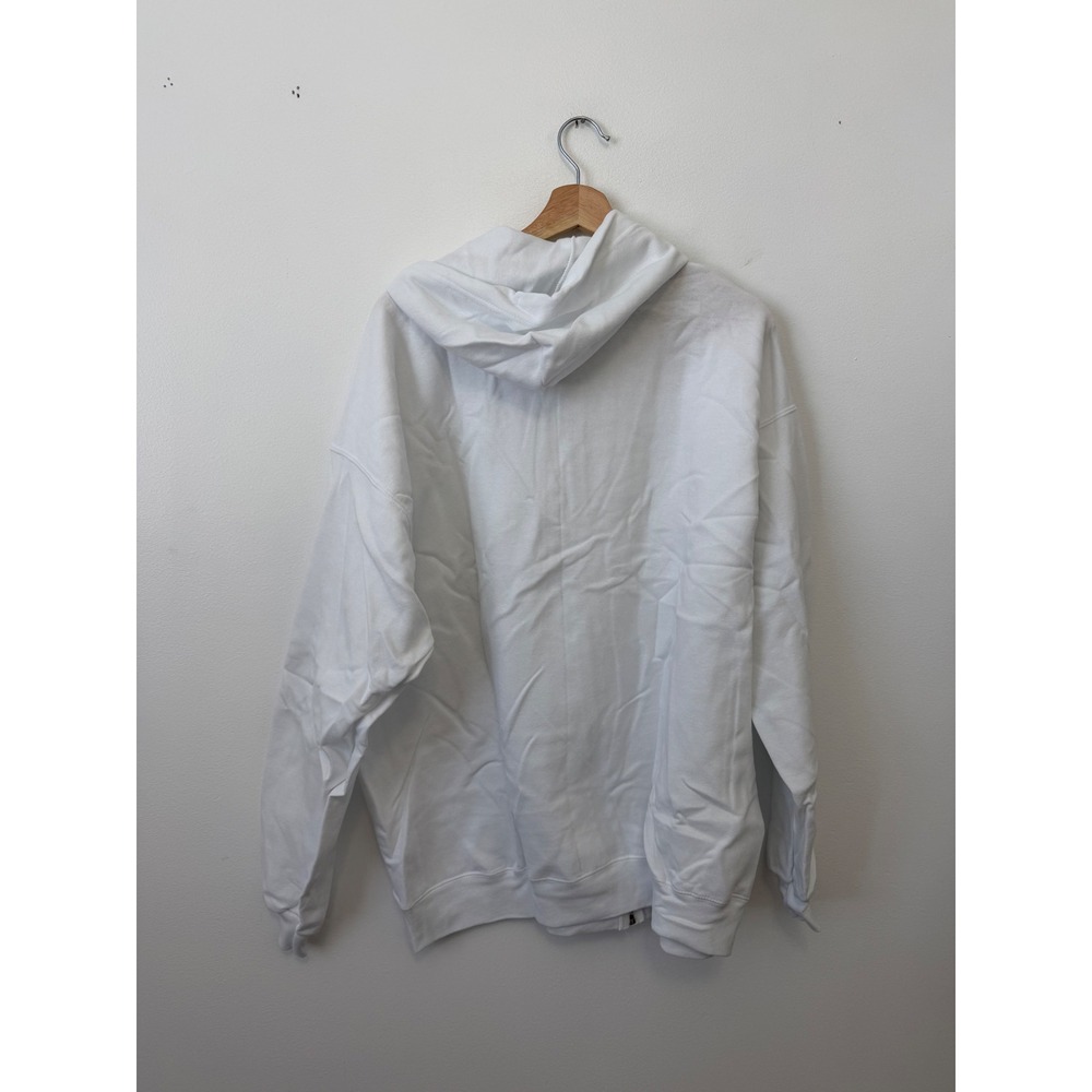 Hanes Men's Basic Zip-Up Jacket – White – Size XL – NWT - Picture 4 of 4